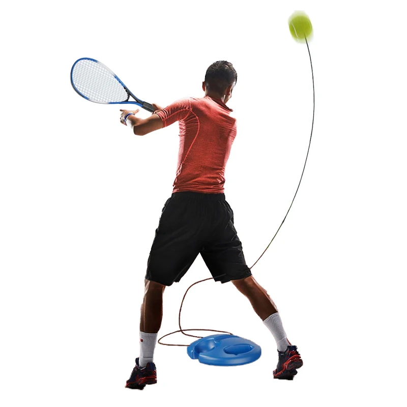 

Wholesale tennis training tools with single player tennis training racket, tennis training ball, and 4m elastic rope