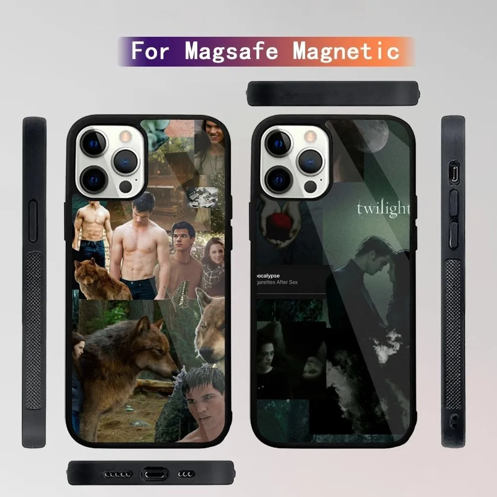 T-Team Edward Jacob Twilight-S  Phone Case For iPhone 15,14,13,12,11,Plus,Pro,Max Mini Magsafe Magnetic Wireless Charging