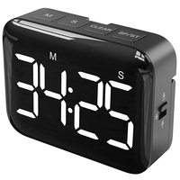 Multi-purpose Digital Kitchen Timer Magnetic Large LED Display Memory Function Loud Alarm Cooking Baking Egg Clock with Stand