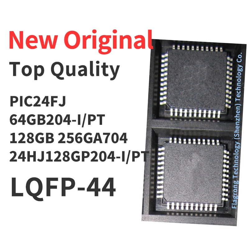 1 Piece PIC24FJ64GB204 PIC24FJ128GB204 PIC24FJ256GA704 PIC24HJ128GP204 -I/PT TQFP-44 QFP Chip IC New Original