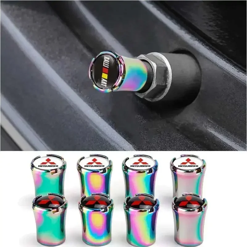 

Colorful Car Wheel Valve Caps Air Covers for Mitsubishi Ralliart Lancer ASX Colt Pajero Outlander Eclipse Delica EVO Colt