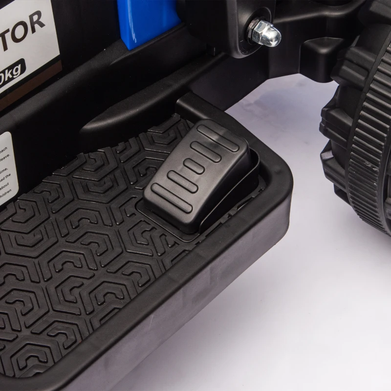 24V Kids Ride On Electric Tractor Toy 4 In 1 Construction Attachments Parent Remote 3 Speed Music LED Tail Light