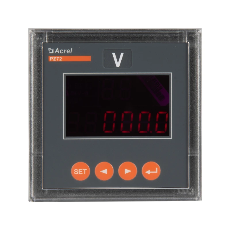 

220V Single Phase Panel Mounting Digital Voltmeter Voltage Measurement AC Power Analyzer PZ72-AV/C With RS485