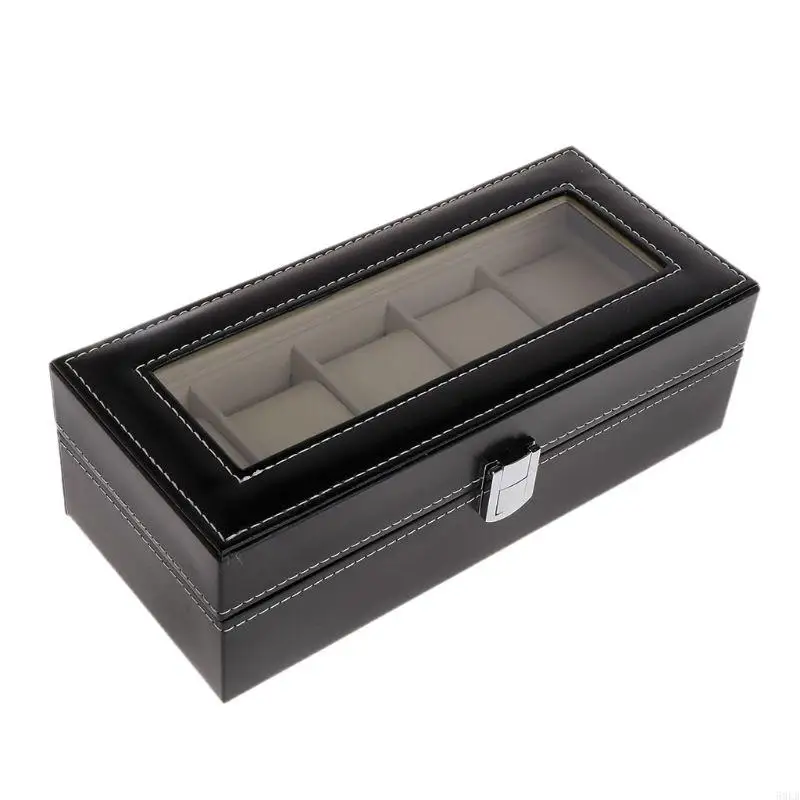 50LB Watch Box Storage for Case Gift Package Jewelry Display Boxes 5 Grids Luxury Fau