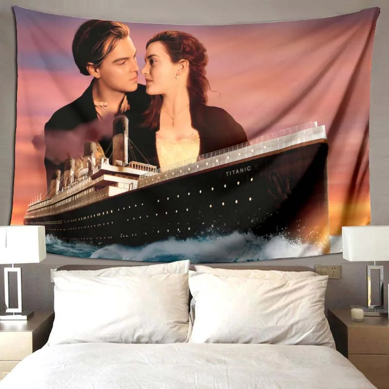 

3D printing movie Titanic blanket living room bedroom home decor children's room soft and comfortable blanket birthday gift