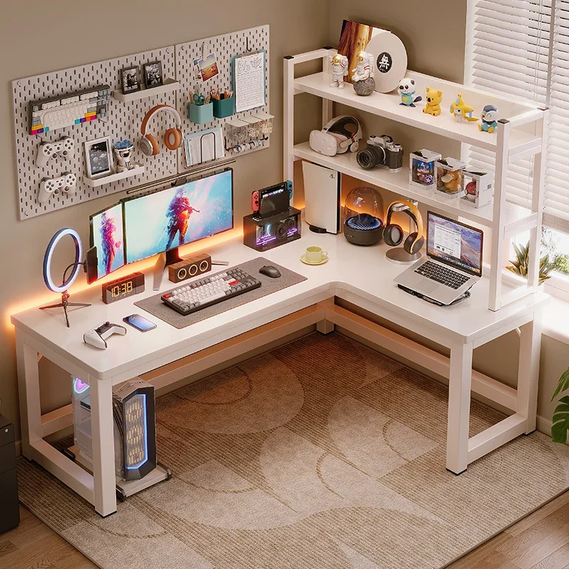 

Corner computer desk Desktop e-sports table Household L-shaped desk Bedroom study table Simple desk Workbench