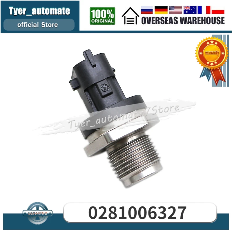 

0281006327 Fuel Rail Pressure Sensor For Dodge Ram 2500 Dodge Ram 3500 Dodge Ram 4500 Dodge Ram 5500 6.7L