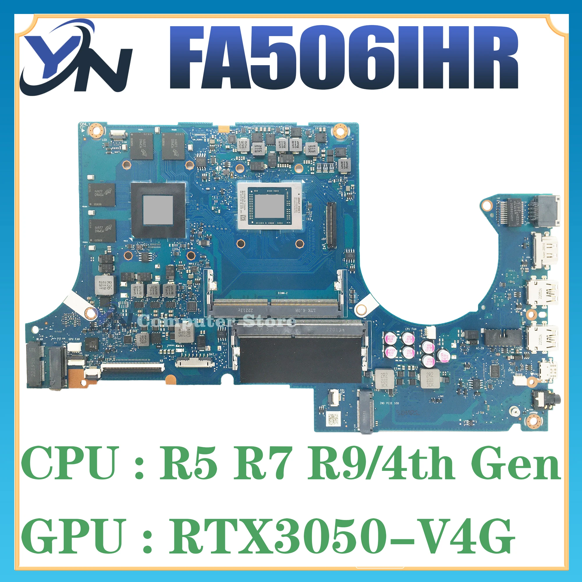 Материнская плата FA506IHR FA706IHR FX506IHR FX706IHR FA506IC FA506IE FA706IE FA706IC FX506IC FX506IE FX706IC FX706IE Материнская плата для ноутбука