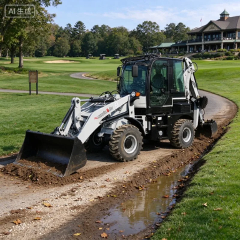 Best Price Heavy Duty Equipment 620CH Multifunctional & High Performance Backhoe Loader for Garden Landscaping & Excavation