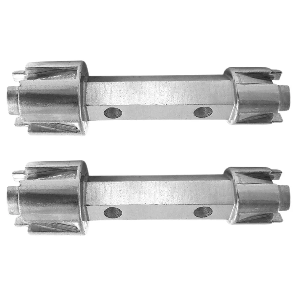 

2Pcs Bathtub Ratchet Drain Wrenches Heavy Duty Aluminum Alloy Tub Drain Removal Tool Basin Faucet Wrench Plumbing Under Sink