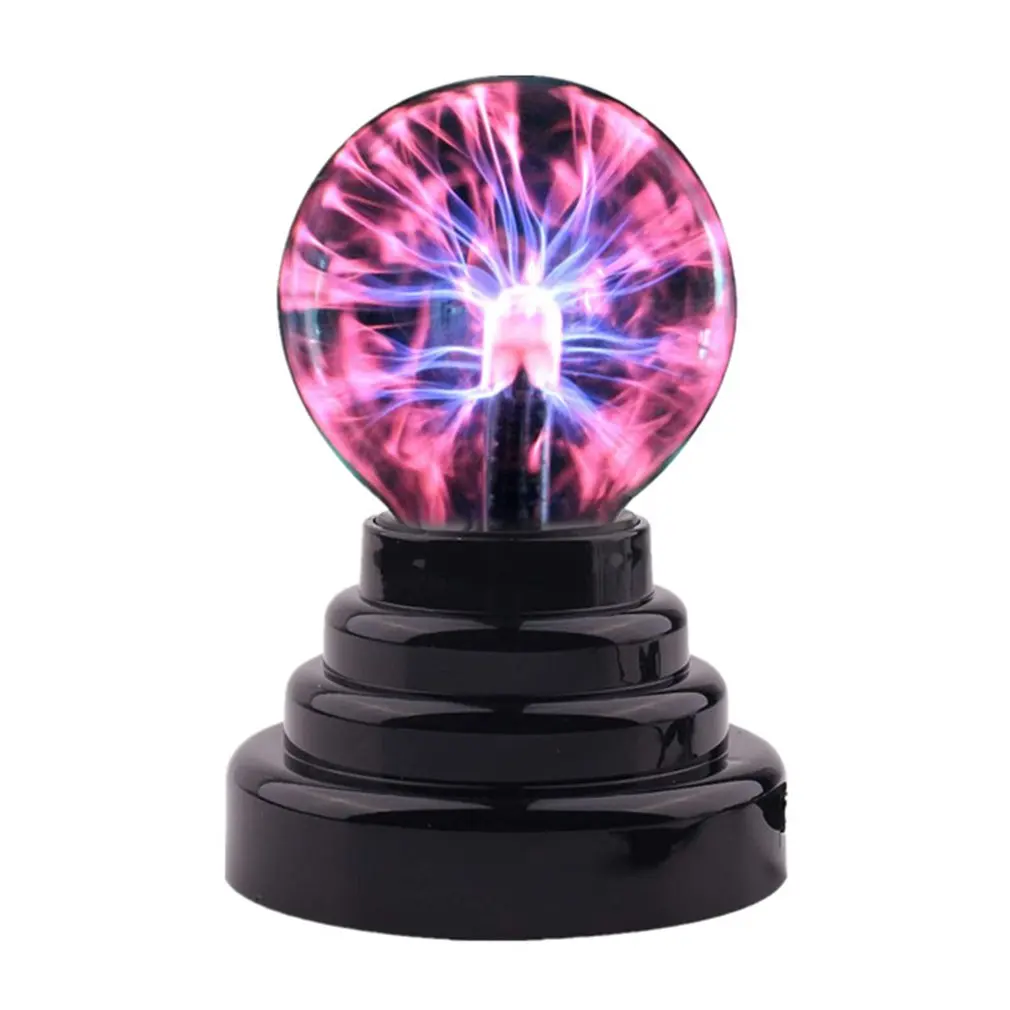 Plasma Ball Atomosphere Night Light Lava Lamp Supply By USB and AAA Batteries Kids Gift 2022 Magic Bolt LED Lampen