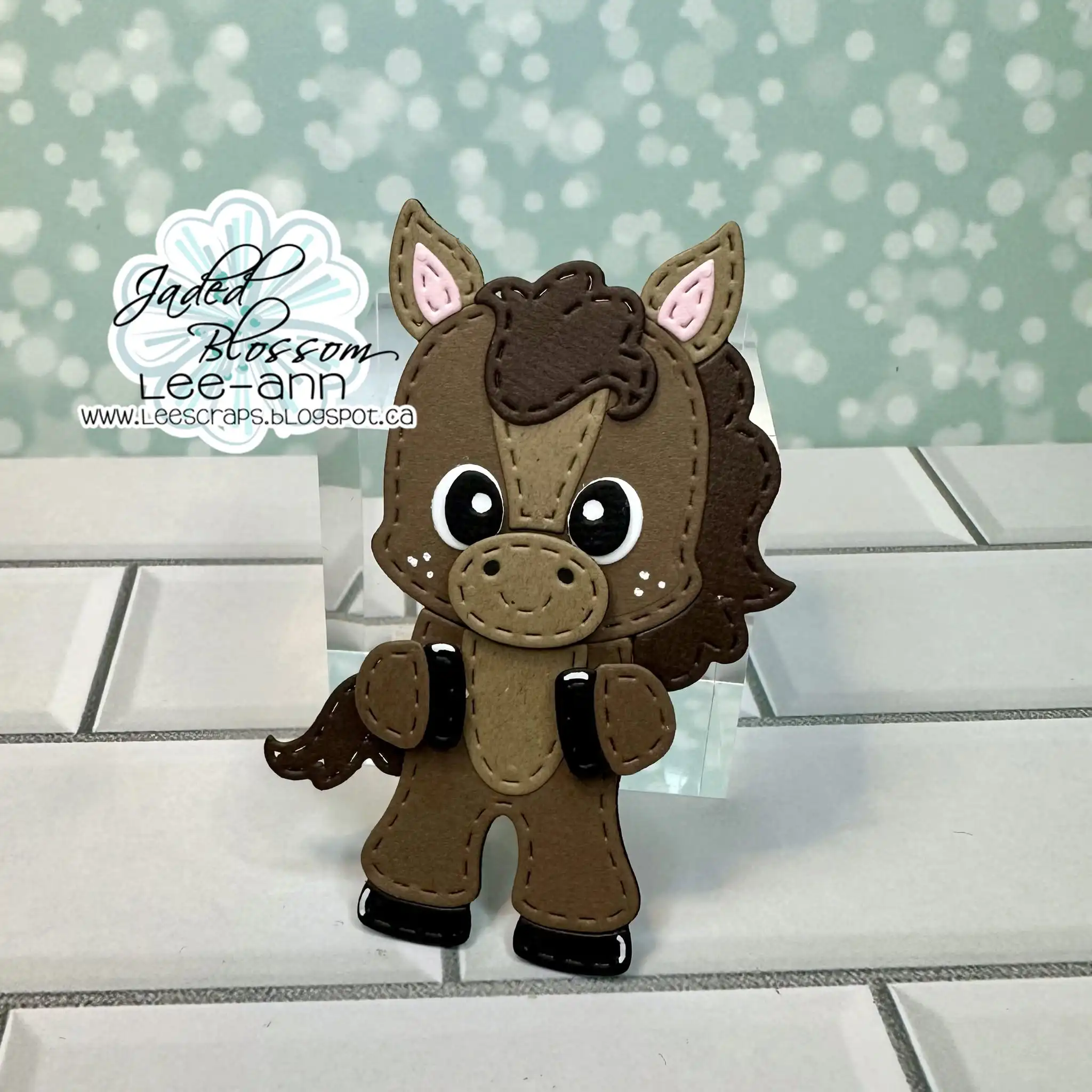 2026 New Pony Theme Text Component Metal Cutting Dies for Clear Stamps Photo Scrapbooking DIY Album Decoration
