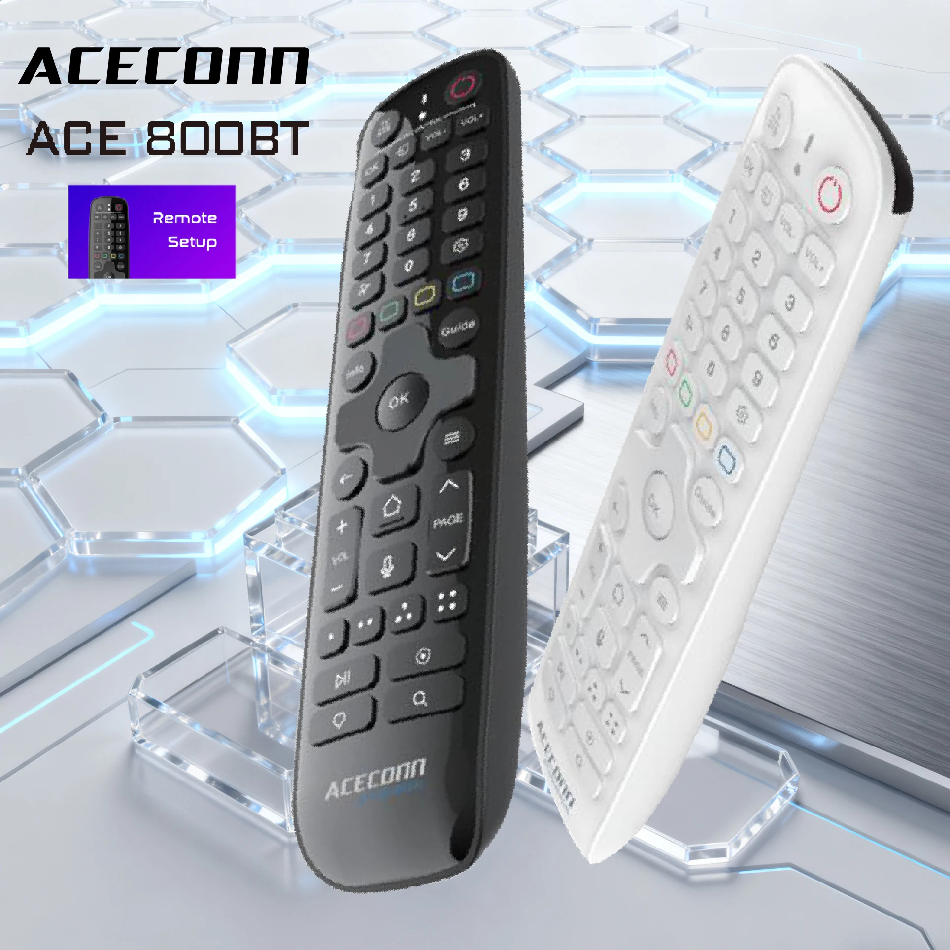 

Generic Replaced Remote Control(Black Colorfor )for ACECONN' IPTV TV Box Pi,TVPLUS Pro,Sword,Shield,Diamond, ACE11