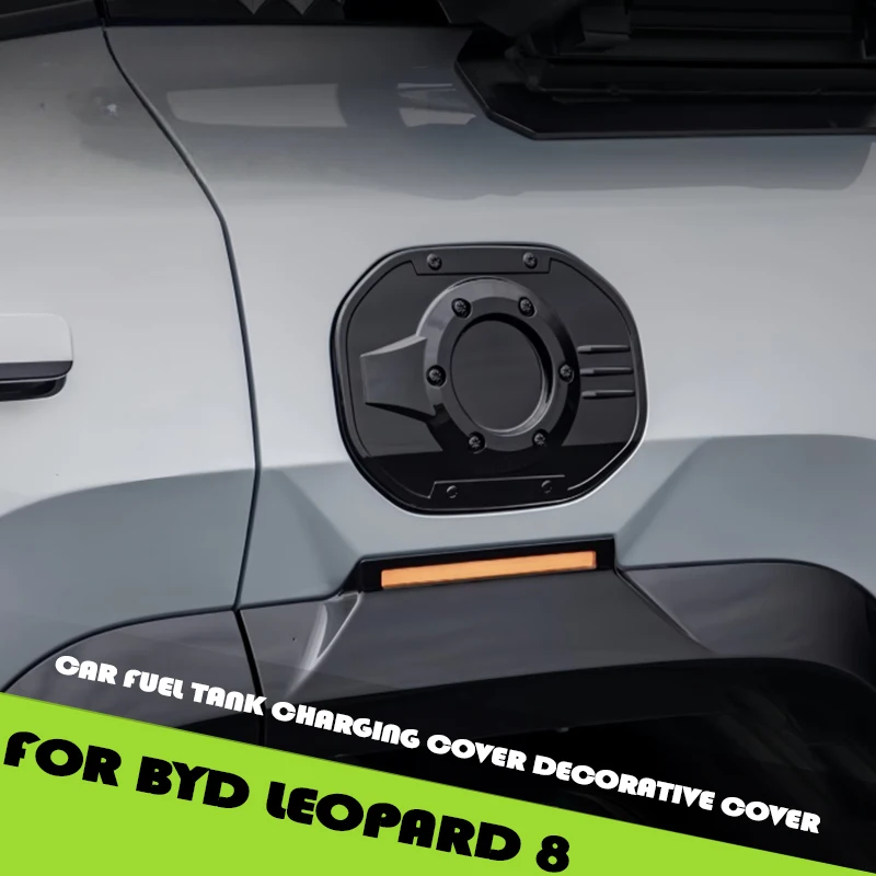 

Car Fuel Tank Charging Cover Decorative Cover Fit for BYD Leopard 8 Auto ABS Fuel Tank Cover Decorative Sticker Upgrade Parts