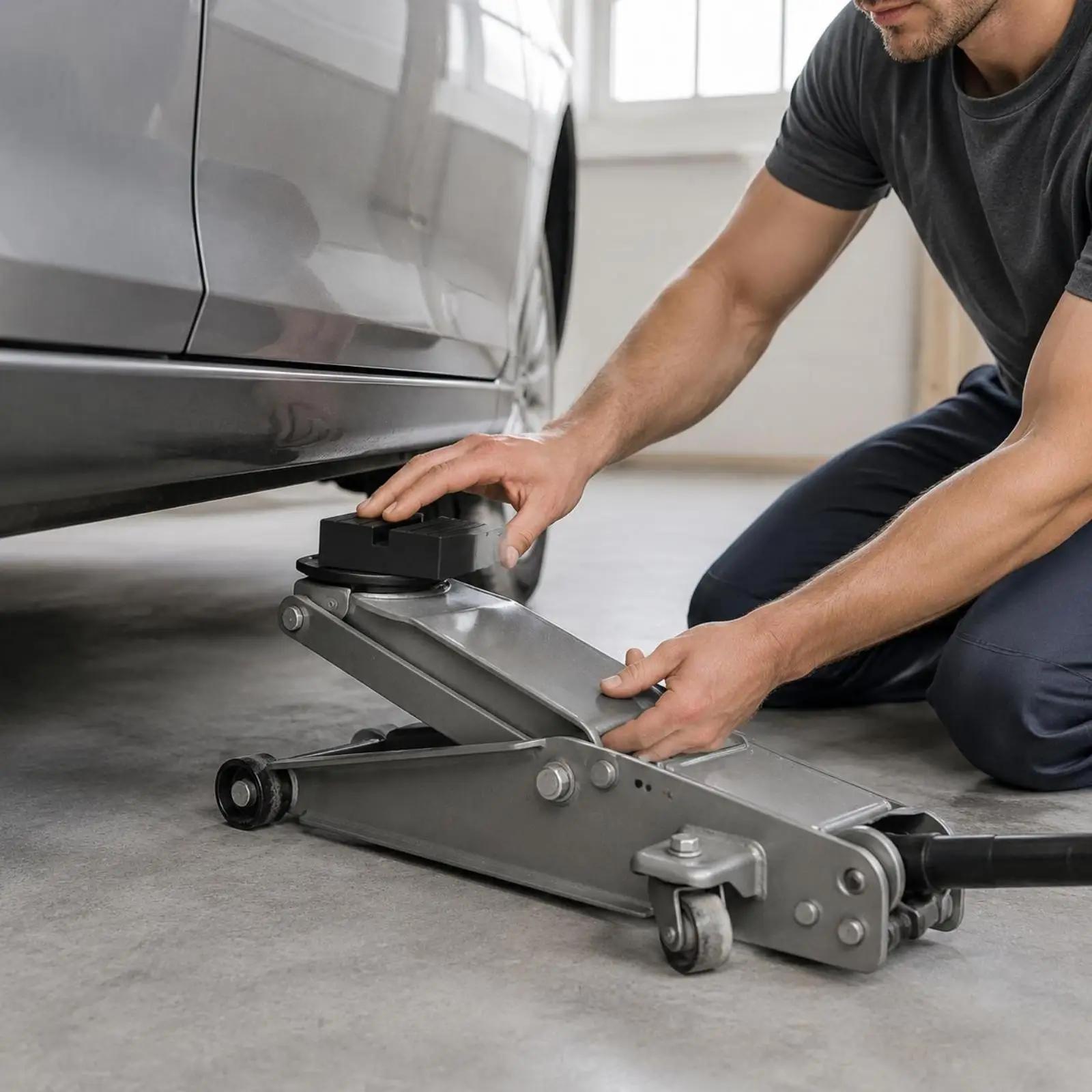 Hydraulic Rubber Pad Anti Slip Car Lift Support Block Durable Jack Base Universal Protector for Workshop and Home Garage