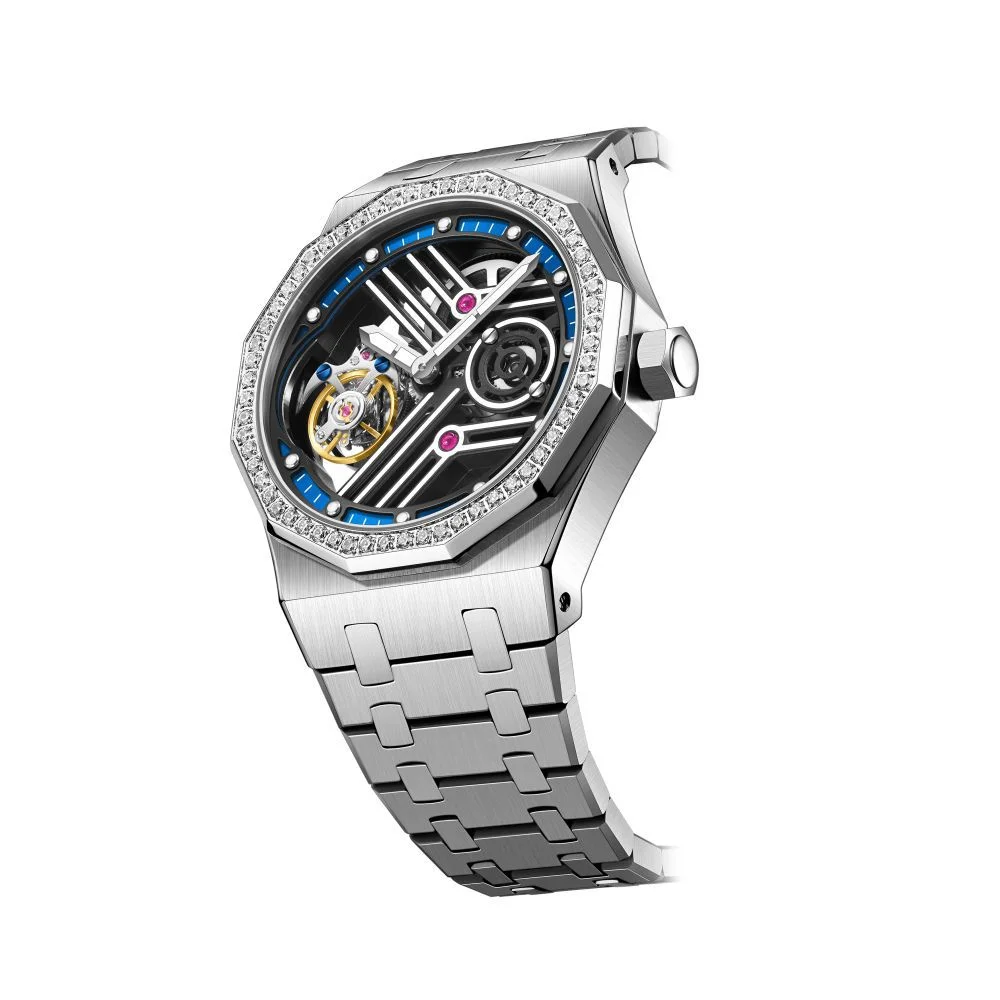 Aesop 2024 Hollow Tourbillon Mechanical Watches Skeleton Manual Winding Movement Business Luminous Sapphire Men's Wristwatches