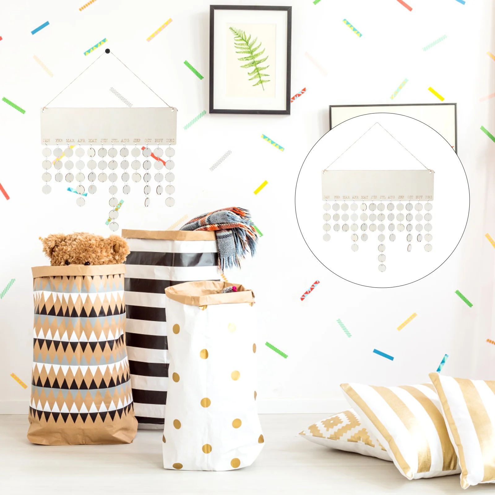 

1 комплект, деревянная подвесная доска для календаря на день рождения «сделай сам», семейная табличка с напоминанием, декоративное настенное украшение, деревянный кулон-календарь «сделай сам»