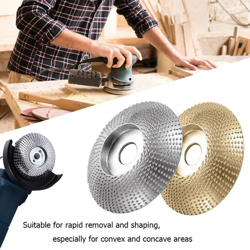 2Pcs Angle Grinding Wheel, Wood Grinding Wheel Angle Grinder, Grinding Wheel, Angle Grinder Grinding Wheel 85X16mm