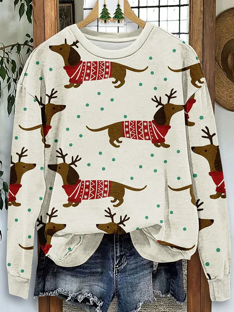 Dachshund Christmas Sweatshirt