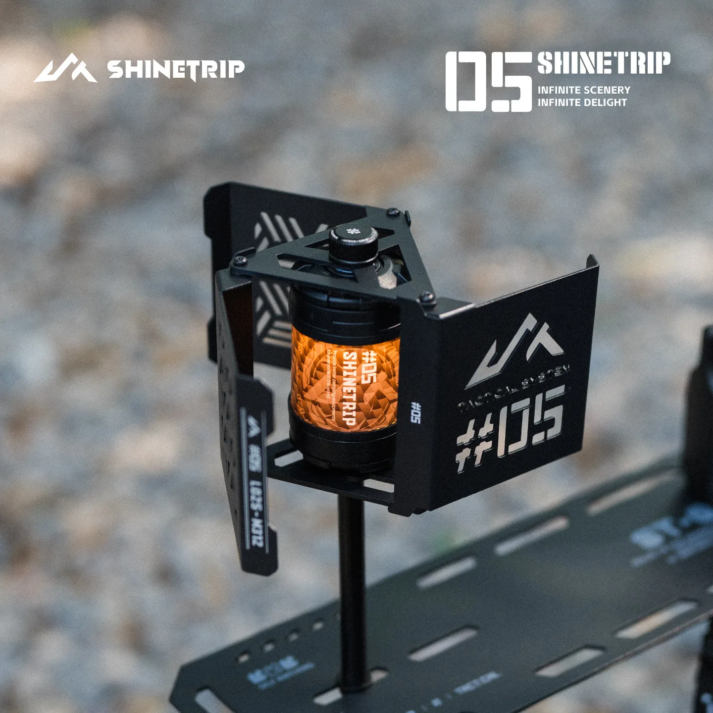 Lamp Array Series Shadow Wandering Lampshade Atmosphere 19 Lamp Aluminum Alloy Hollow Metal Light and Shadow Camping Accessories