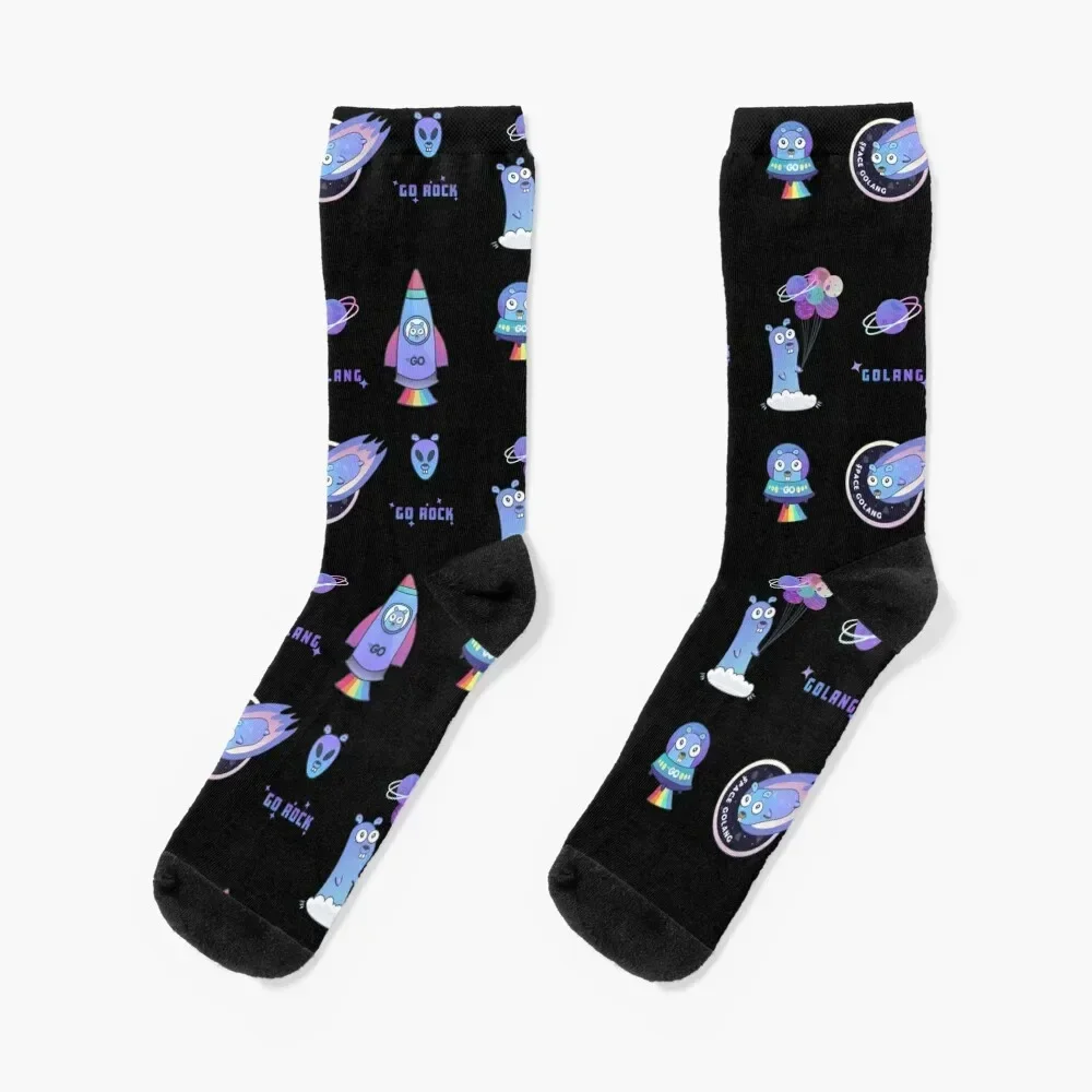 

Golang gopher like aliens Socks funny sock tennis Socks Men's Women's