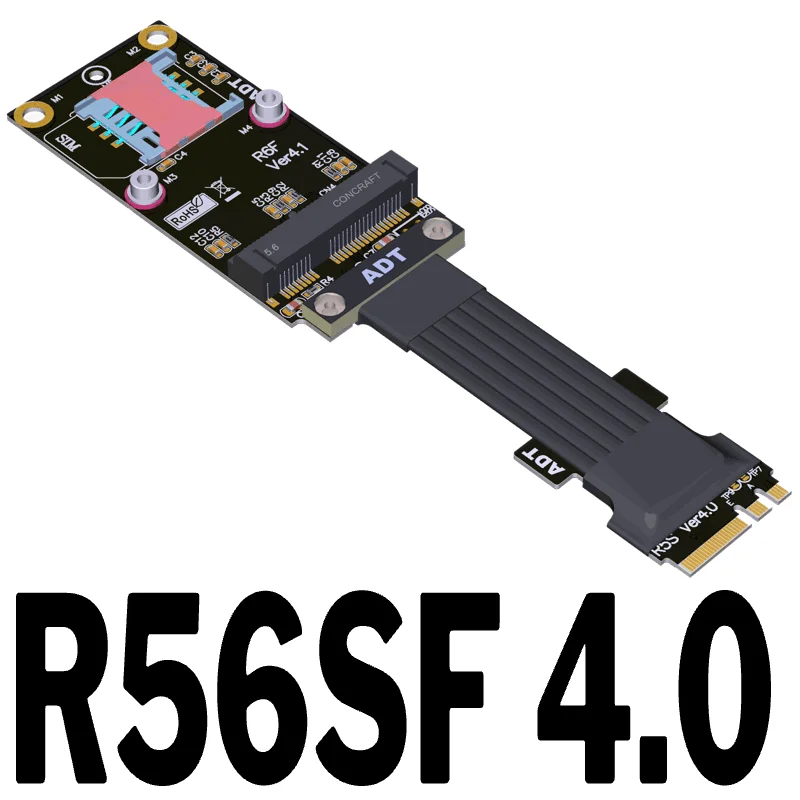 

ADT M.2 WiFi A.E key Wireless network adapter for mini-pcie extension pcie4.0 3.0 R56SF 4.0