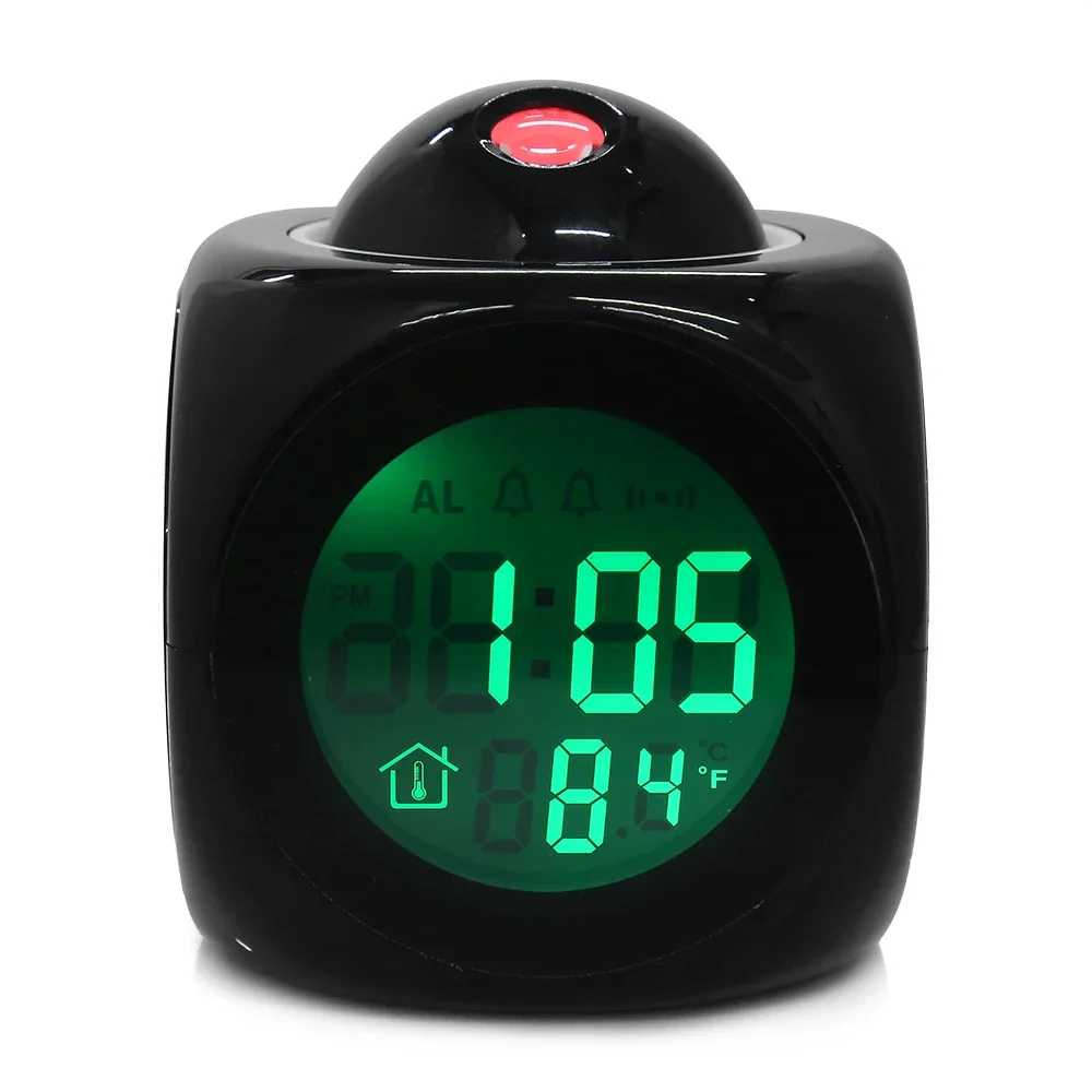 Alarm Clock Vibe LCD Talking Projection Alarm Clock Time & Temp Display Reveil Projection Relojes Despertadores Clocks