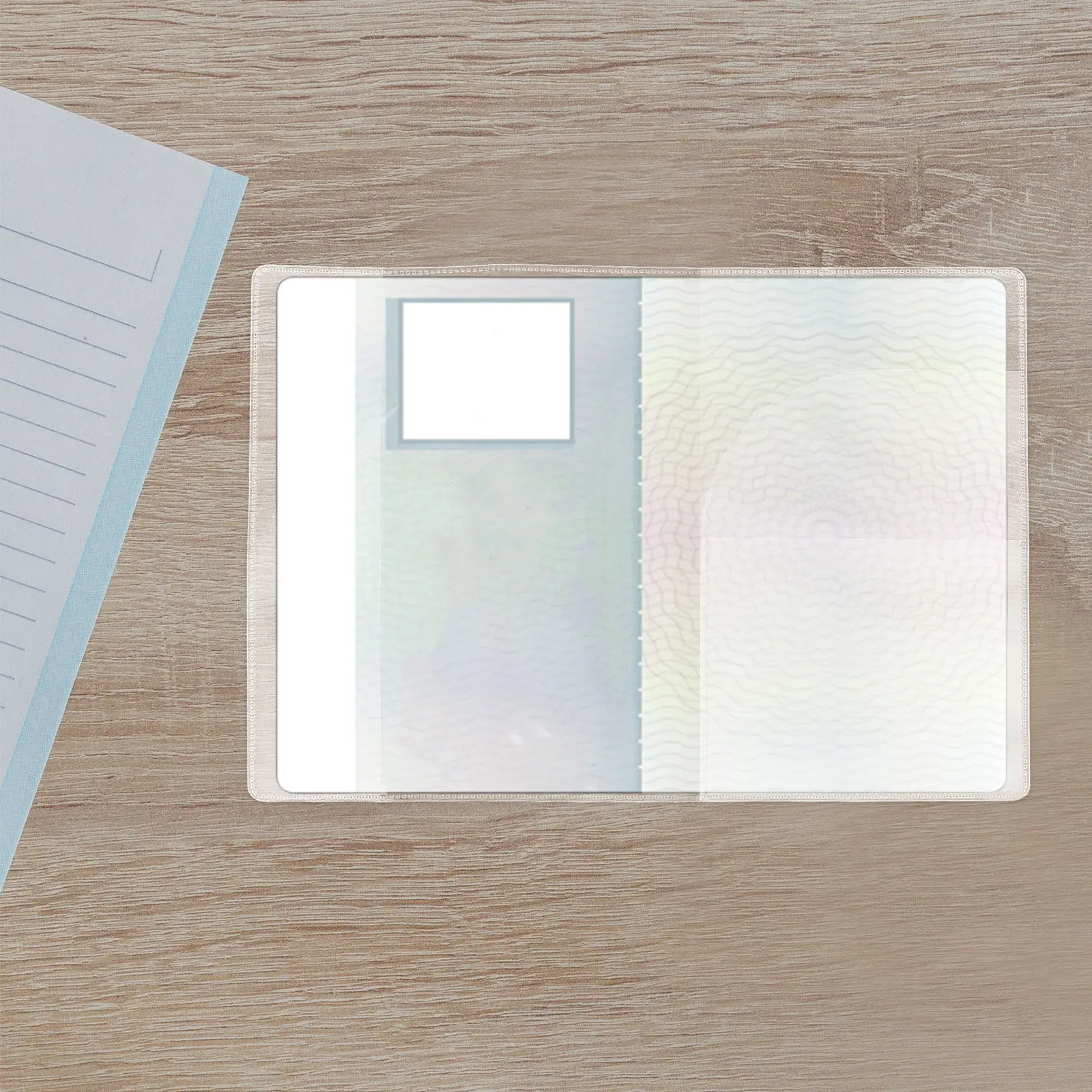 

Набор из 5 гибких прозрачных чехлов для паспорта без следов от отпечатков пальцев, органайзер для проездных документов, защитный чехол для ежедневных поездок и выходных