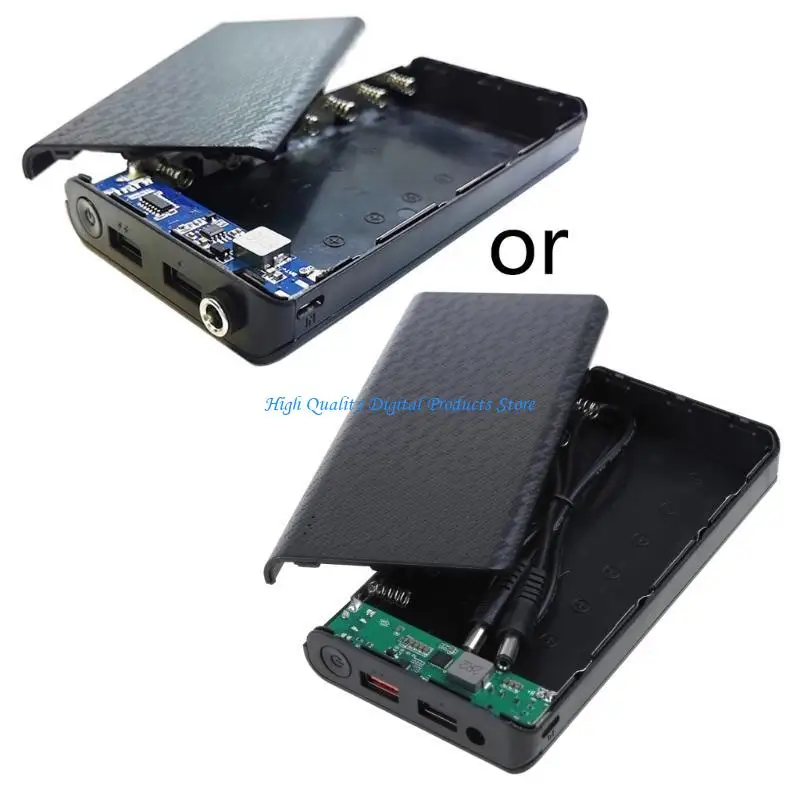 U2JE Output 9V/12V Dual USB Output 7x18650 Battery for Case Charging Box for S