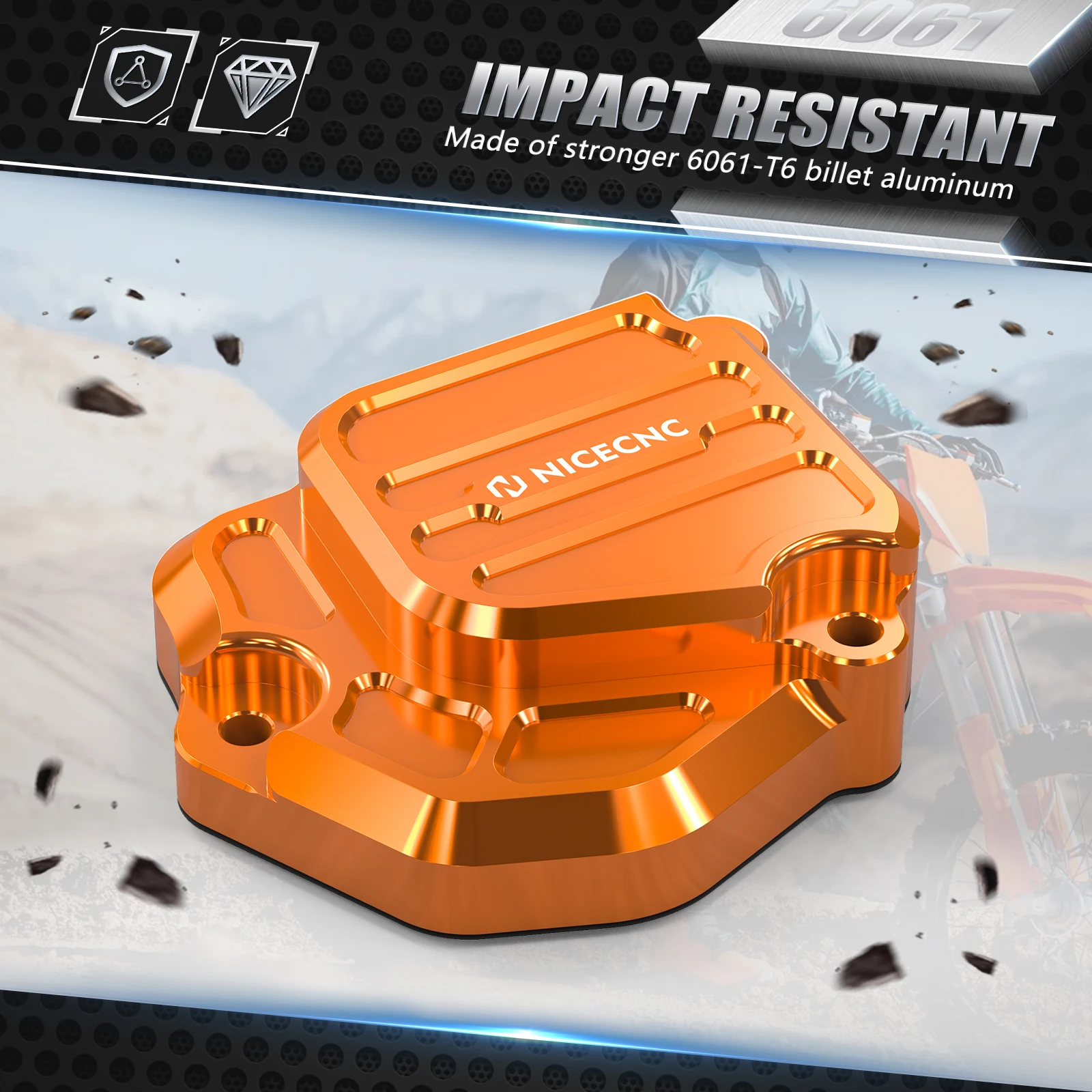 

NICECNC For KTM EXC 300 EXC 250 SX 250 2024 Right Power Valve Cover Guard For Husqvarna TE 300 TE 250 For GasGas EC 300 EC 250