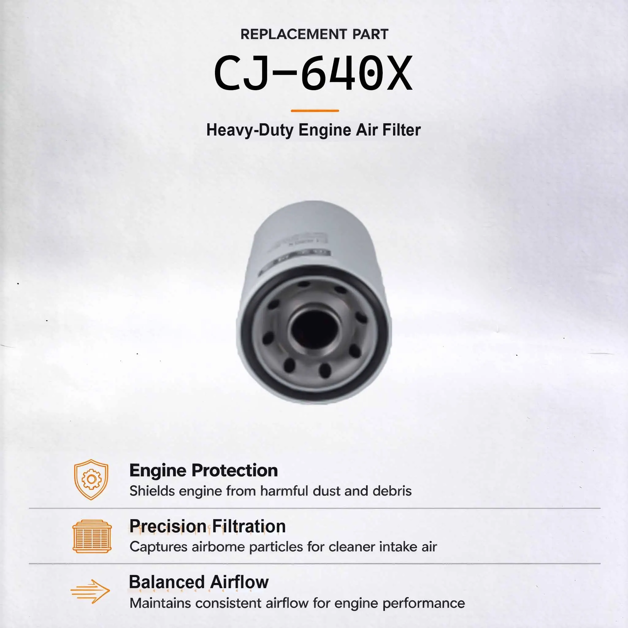 Oil Filter 400508-00093 Fits for Doosan (DX150-9, DH180LC) Crawler Excavators