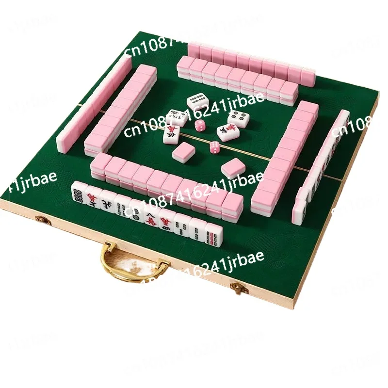 

Portable Mahjong Outdoor Mahjong Table Travel Folding Set