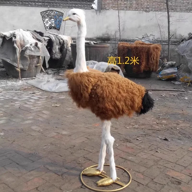 

Имитация страусиного торгового центра, фермерский бар, креативное украшение, статическая модель пола, орнамент, детский когнитивный реквизит