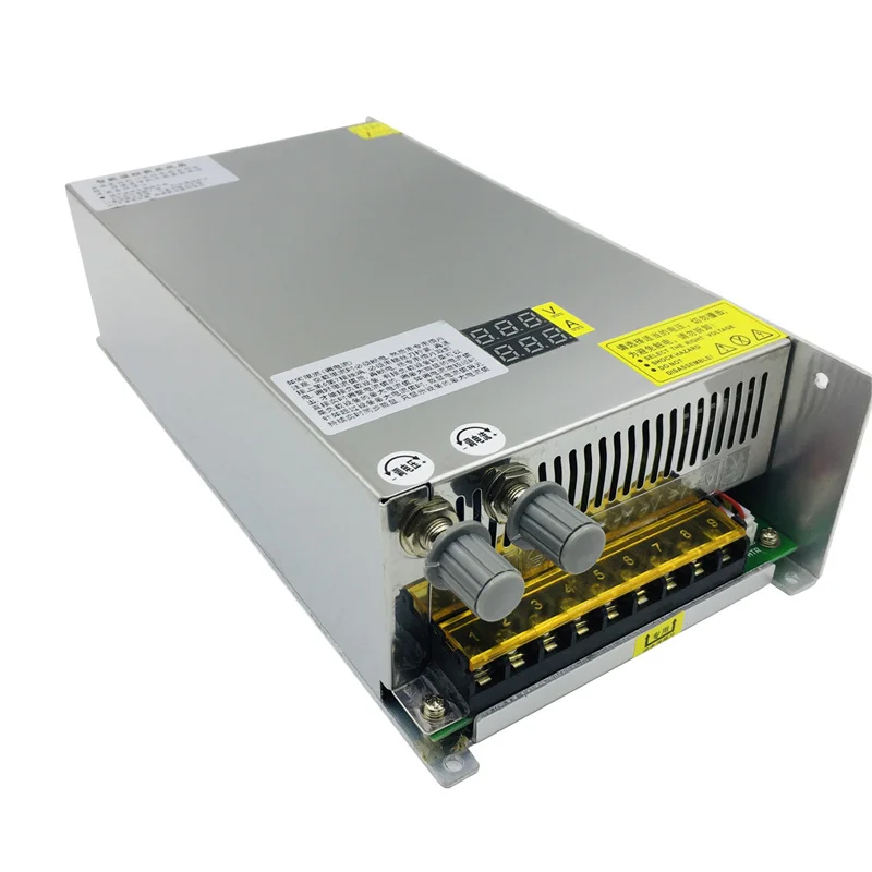 1000W Digital Display Switching Power Supply AC to DC 0-24V 0-40A Adjustable Transformer HJS-1000-0-24 0-5V PLC Control PSU