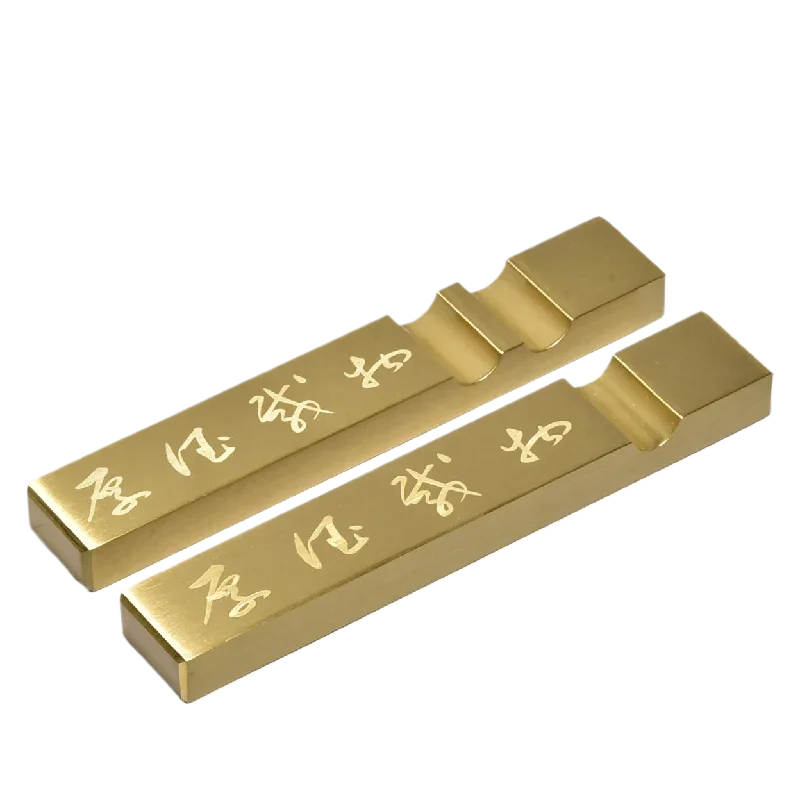 Multifunction Metal Paperweight Portable Paperweights Brush Rest Chinese Calligraphy Paperweights Brass Paper Pressing Prop