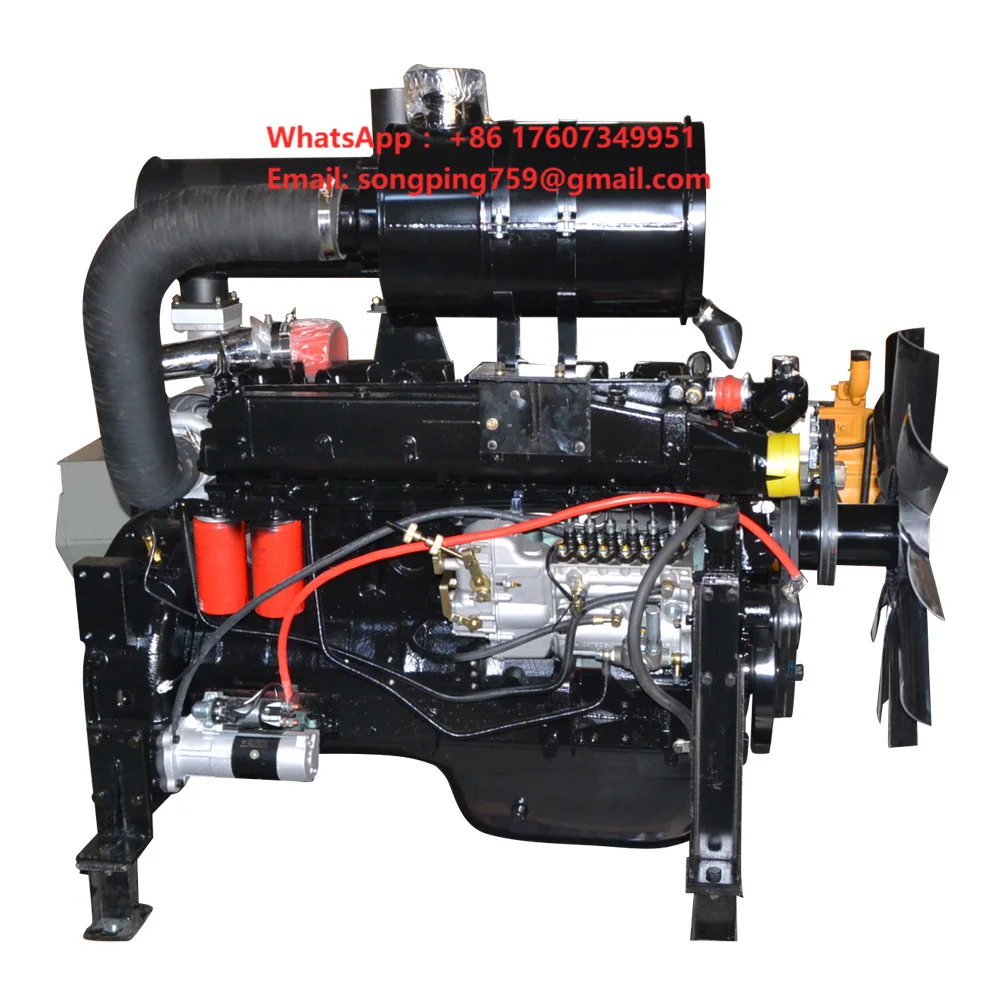 4 Stroke 56kw Ricardo Diesel Engine with R4105ZD Electric Starting Euro 1 Emission High Productivity