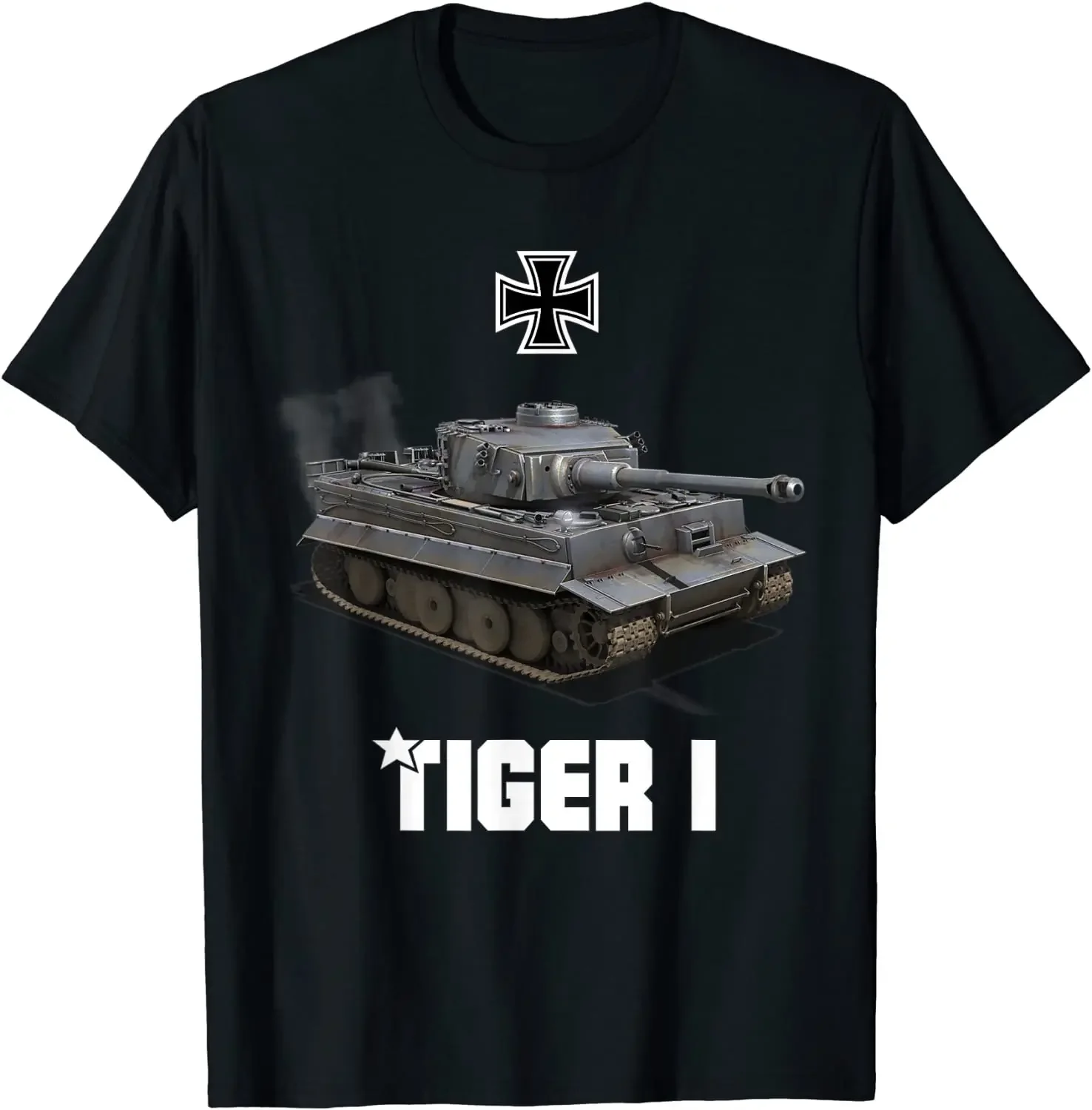 Wehrmacht Panzer VI WWII German Tiger I Heavy Tank T-Shirt 100% Cotton O-Neck Summer Short Sleeve Casual Mens T-shirt Size S-3XL