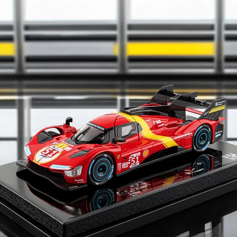 Druckgussmodell im Maßstab 1/24, 499P Le Mans Hypercar, Straßenversion, Ausdauerrennwagen-Modell, Sammlerstück, Dekorationsstück
