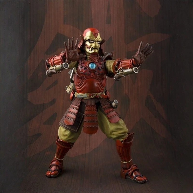 반다이 오리지널 "마블 울버린, 스파이더맨, 카부키모노, 데드풀, 캡틴 아메리카, 아이언맨 Mk3" 모델 장난감 수집품 모델