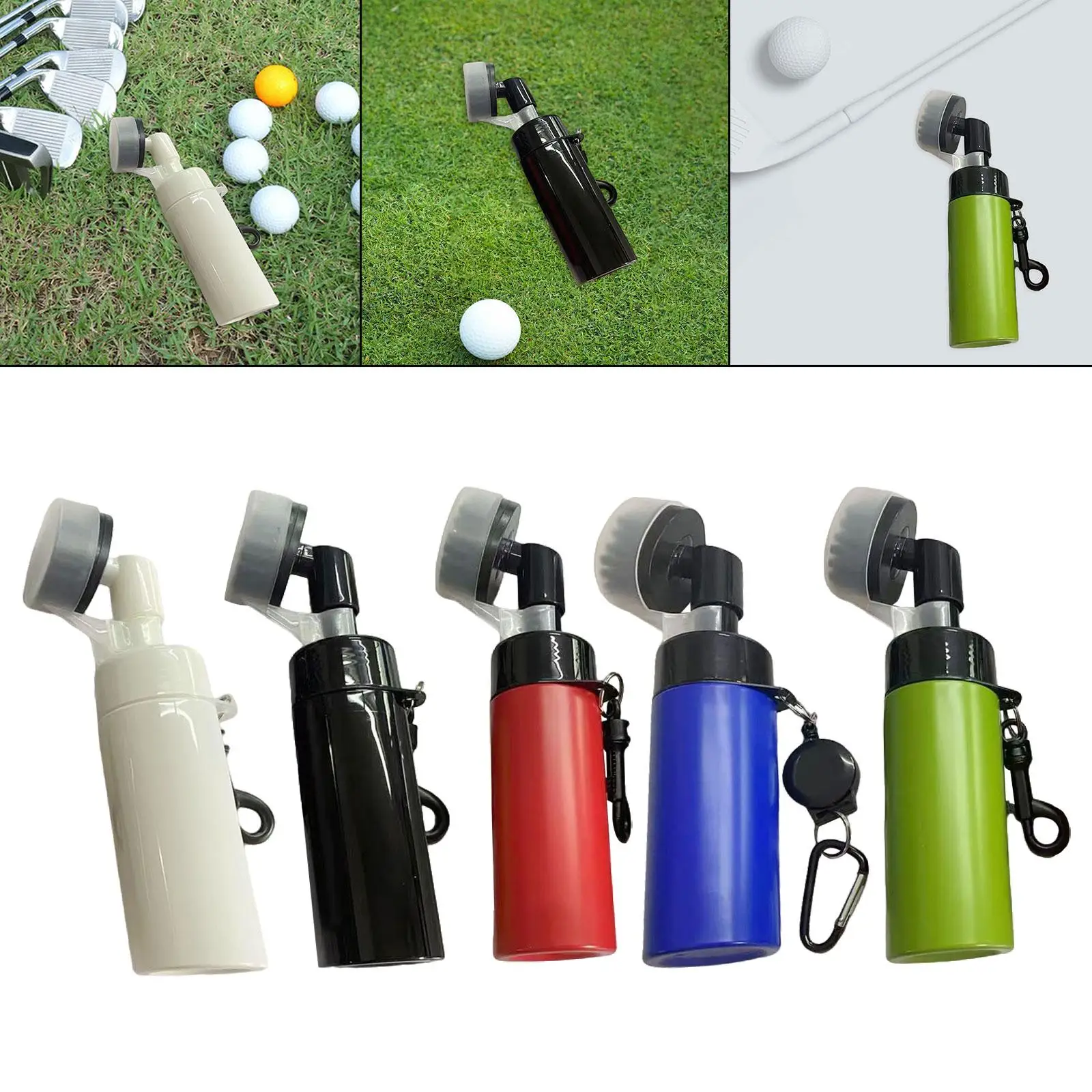 

Golf Club Brush Golf Accessories Golfer Gift Ergonomic Design Multifunctional Easy to Use with Water Bottle for Outdoor Sport