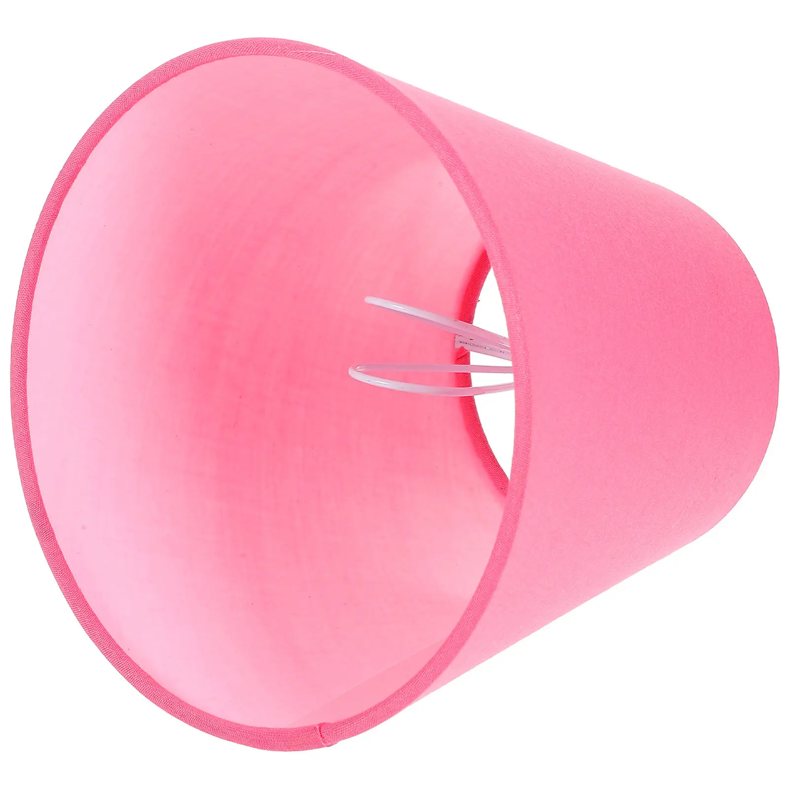 Clip-on Fabric Table Lamp Shade Wear-Resistant Light Cover Soft Comfortable Lampshade for Bedroom Living Room Desk Light Cover