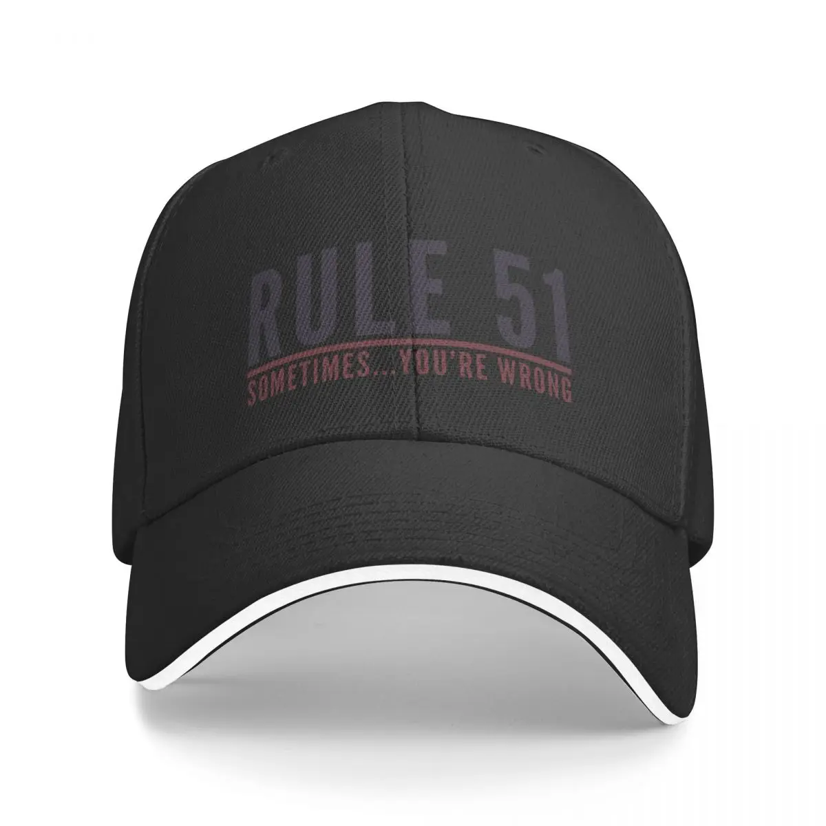 Rule 51 Sometimes You're Wrong - Gibbs Rules - NCIS 4 Baseball Cap Christmas Hat Golf Hat Man New In Hat Boy Women's