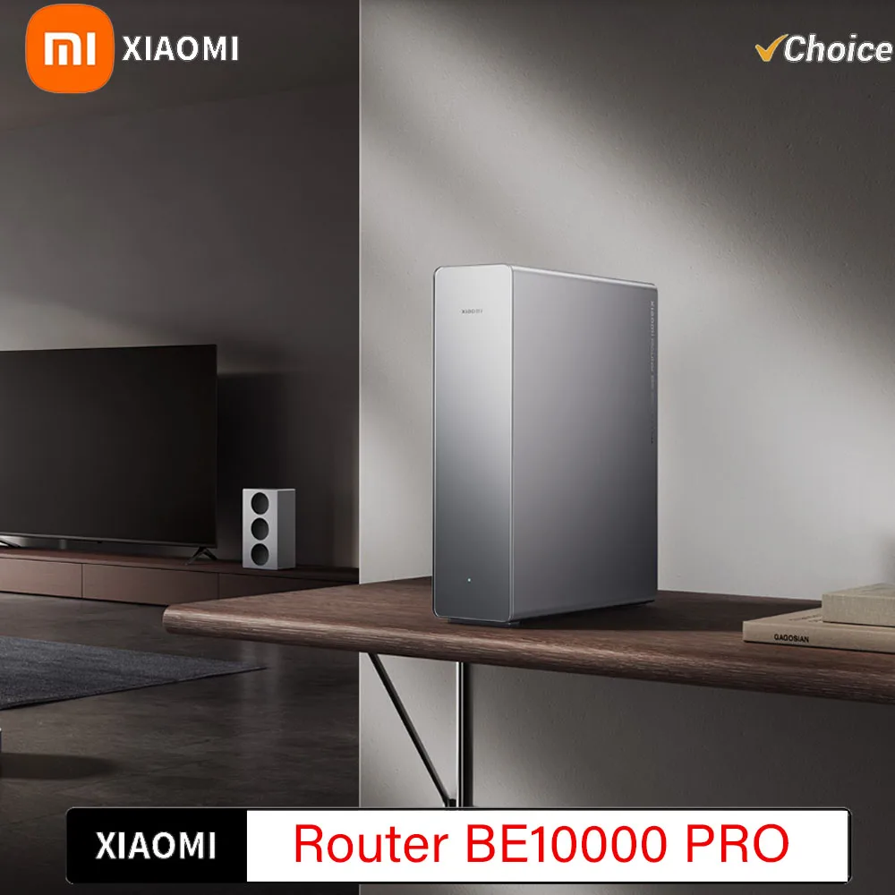 

Xiaomi Router BE10000 Pro WiFi 7 AI Hub 2GB RAM M.2 Port 10G x 2 2.5G x 4 Adaptive Network Port Mesh USB 3.0 Built in Gateway CN