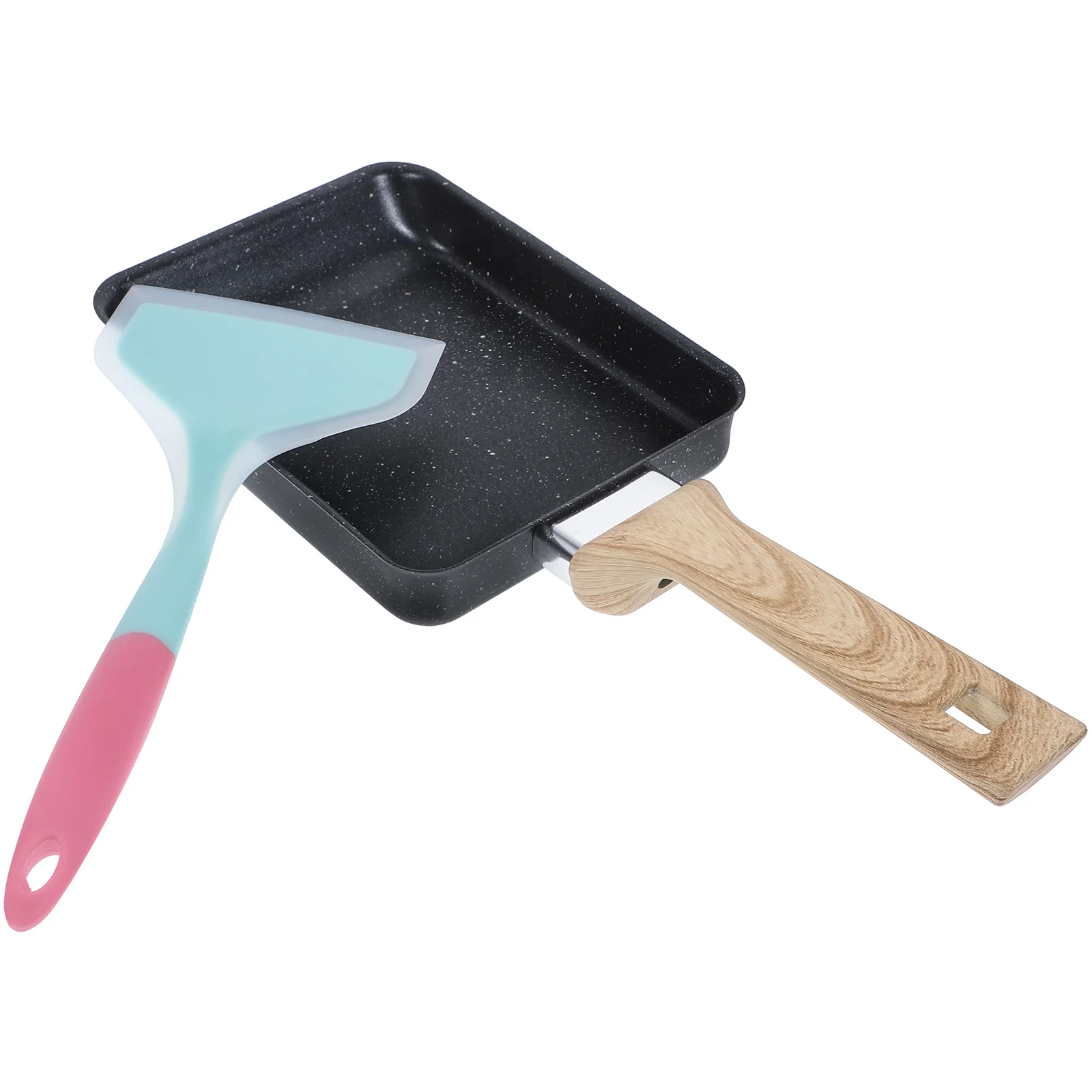 

Non Stick Set Small Egg Fry Pan Breakfast Kitchen Frying Supply Steak Daily Use H Nonstick Coating Easy Clean Reusable