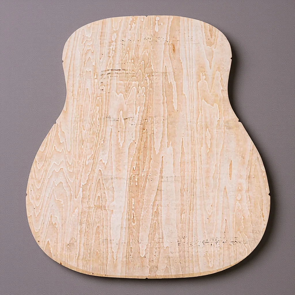 

DIY Guitar Headplate Blank Wood Panel for Folk Classic Electric Guitar Replacement Unfinished Solid Headplate for Luthiers