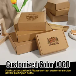 5pcs/10pcs/ Kraft airplane box clothing transportation corrugated packaging small carton