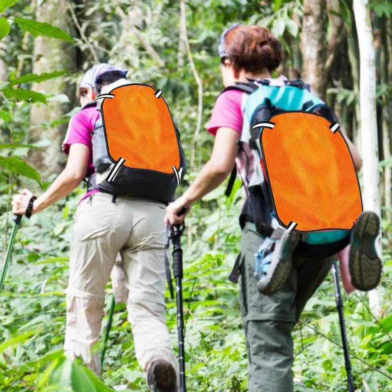 Pannello di sicurezza arancione Blaze pannello di maglia da caccia con striscia di attacco con sicurezza arancione riflettente traspirante e leggera