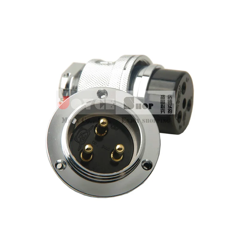 1PCS Flange base aviation connector 40mm GX40F push-pull circular connector 2/3/4/5/6/7/8/10/12/16/20pin Male-Female plug