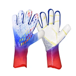 Guantes de fútbol profesionales de látex, guantes de portero de balón de fútbol, guantes de protección de portero de fútbol engrosados para niños y adultos