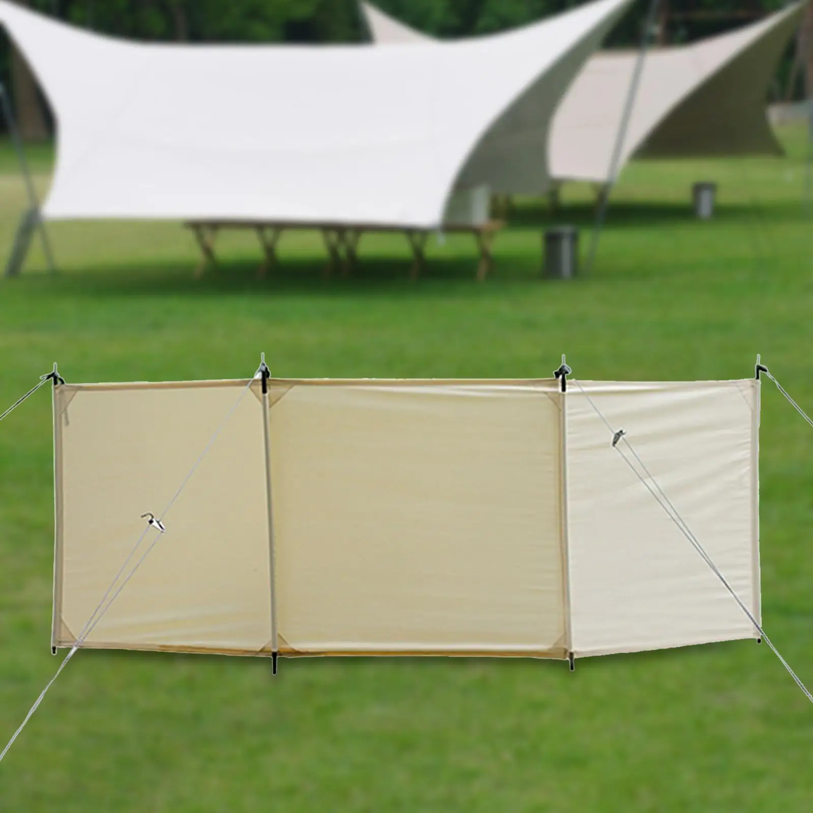Camping Useful Accessories Foldable Gas Stove Wind Shield Oxford Cloth Portable Windproof Shelter for Cooking